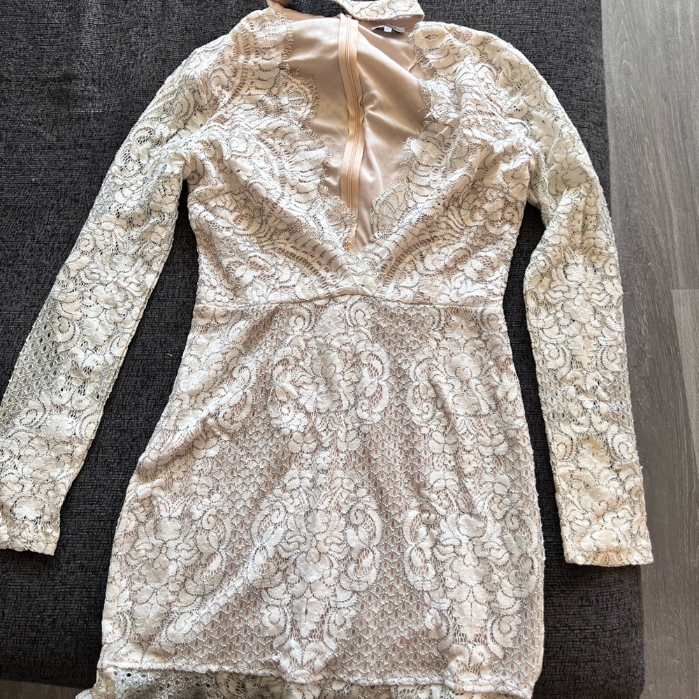 Tobi Choker Lace Dress